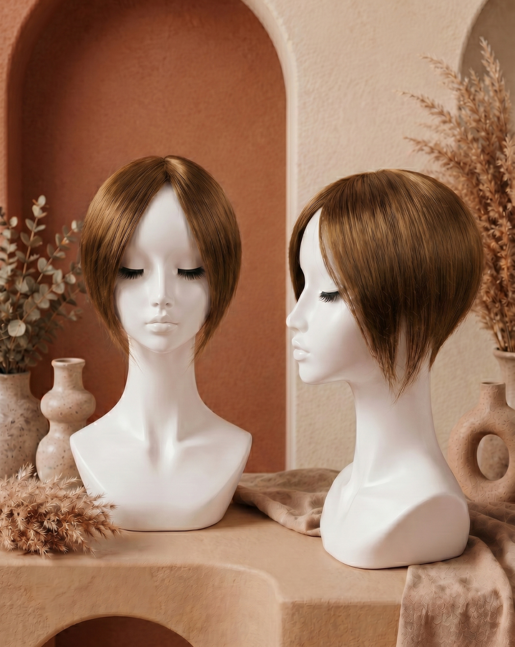 Topper pentru alopecie - Șaten Alună 8 | BuenoBia