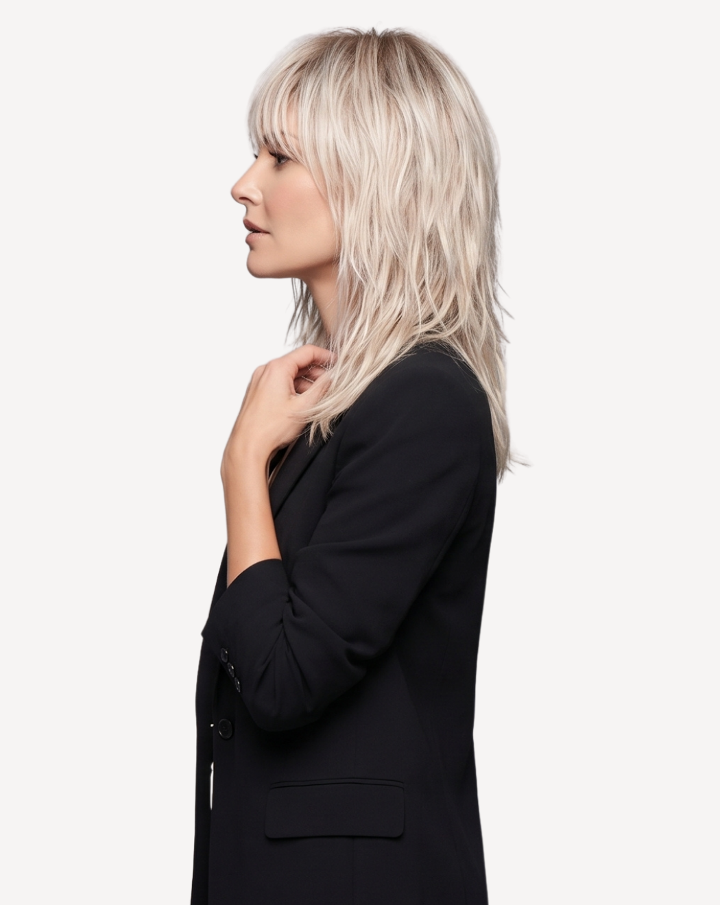 Perucă Păr Natural Amaris -balayage 8-gray | BuenoBia