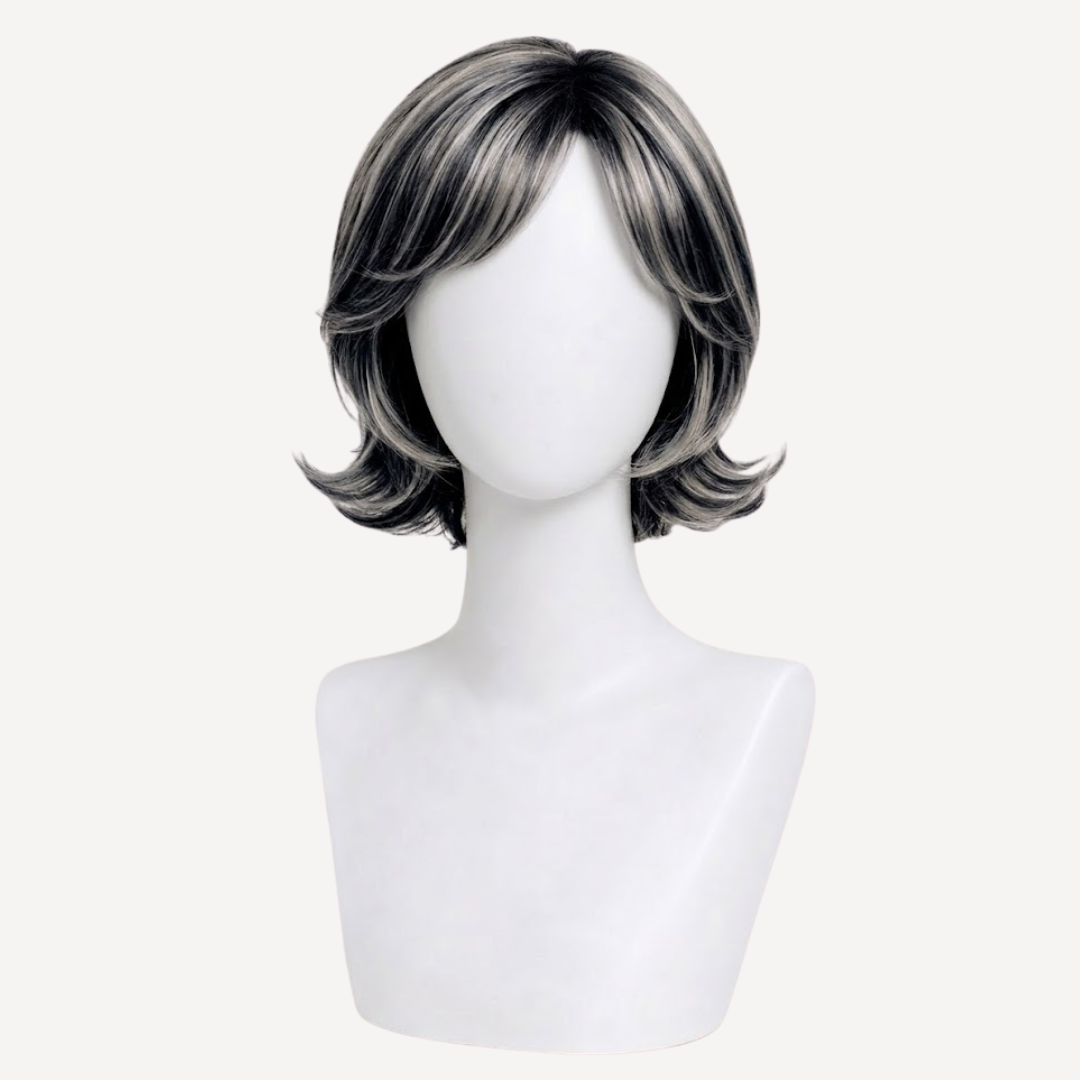 Perucă Medicală Bella - Balayage 1-gray | BuenoBia