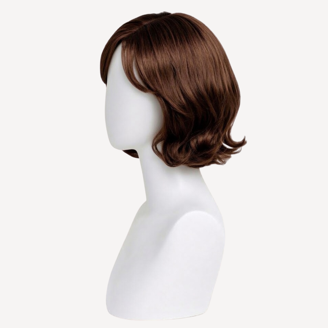 Perucă Medicală Bella - Şaten Ciocolatiu 4 | BuenoBia
