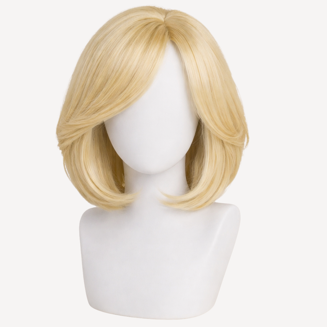 Perucă Păr Natural Beverly - Blond Auriu Deschis 1001 | BuenoBia
