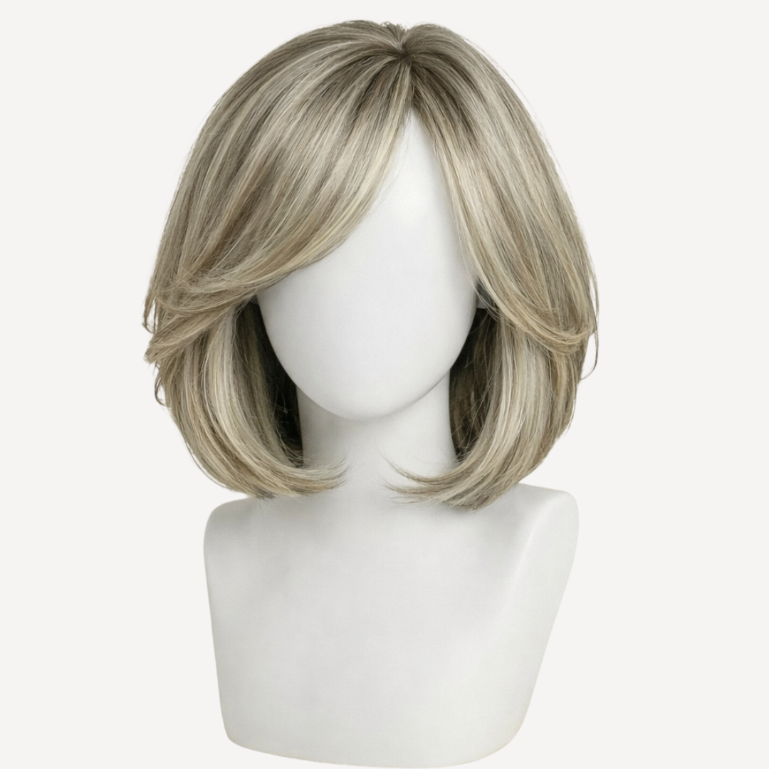 Perucă Păr Natural Beverly - Balayage Pla-5 | BuenoBia