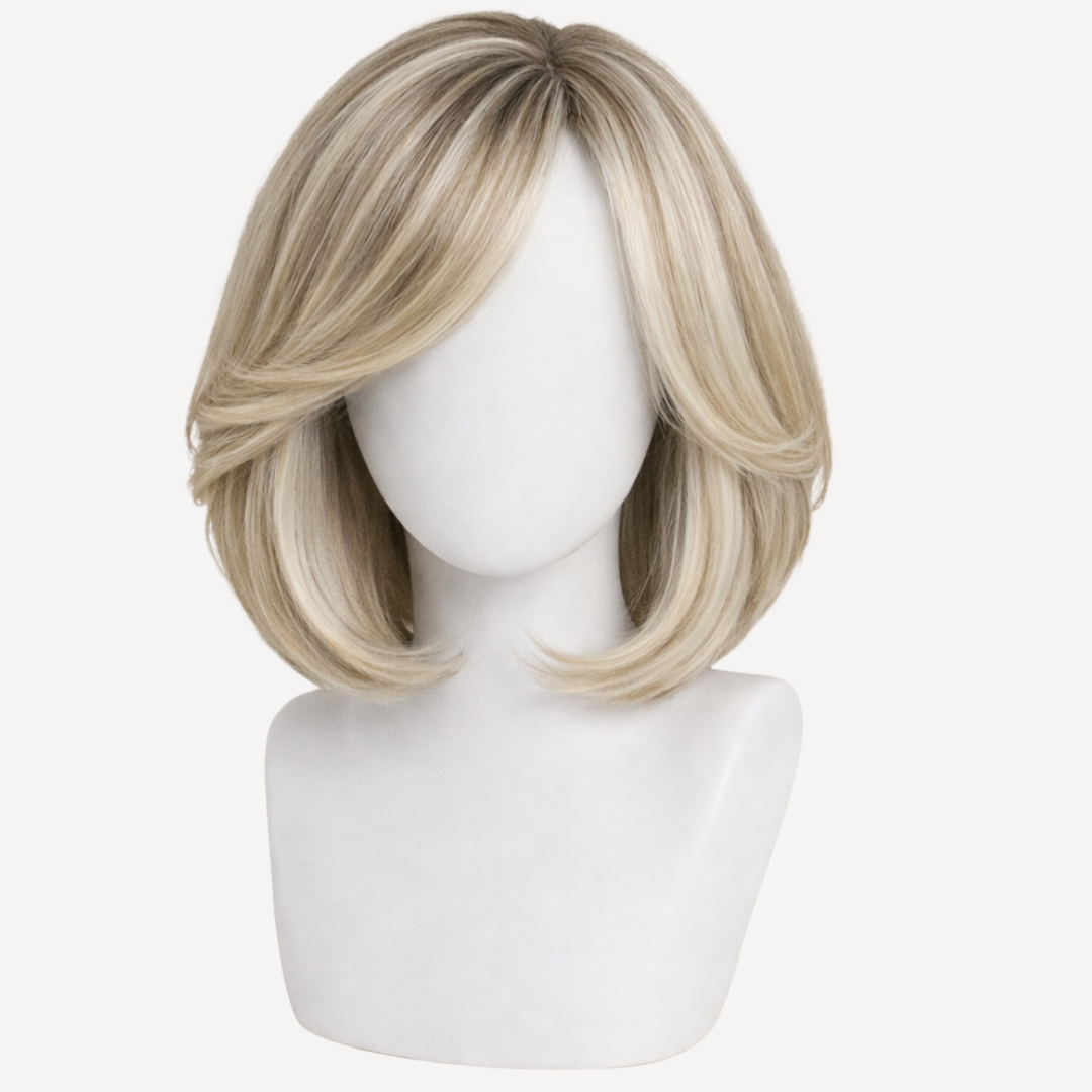 Perucă Păr Natural Beverly - Balayage Pla-8 | BuenoBia