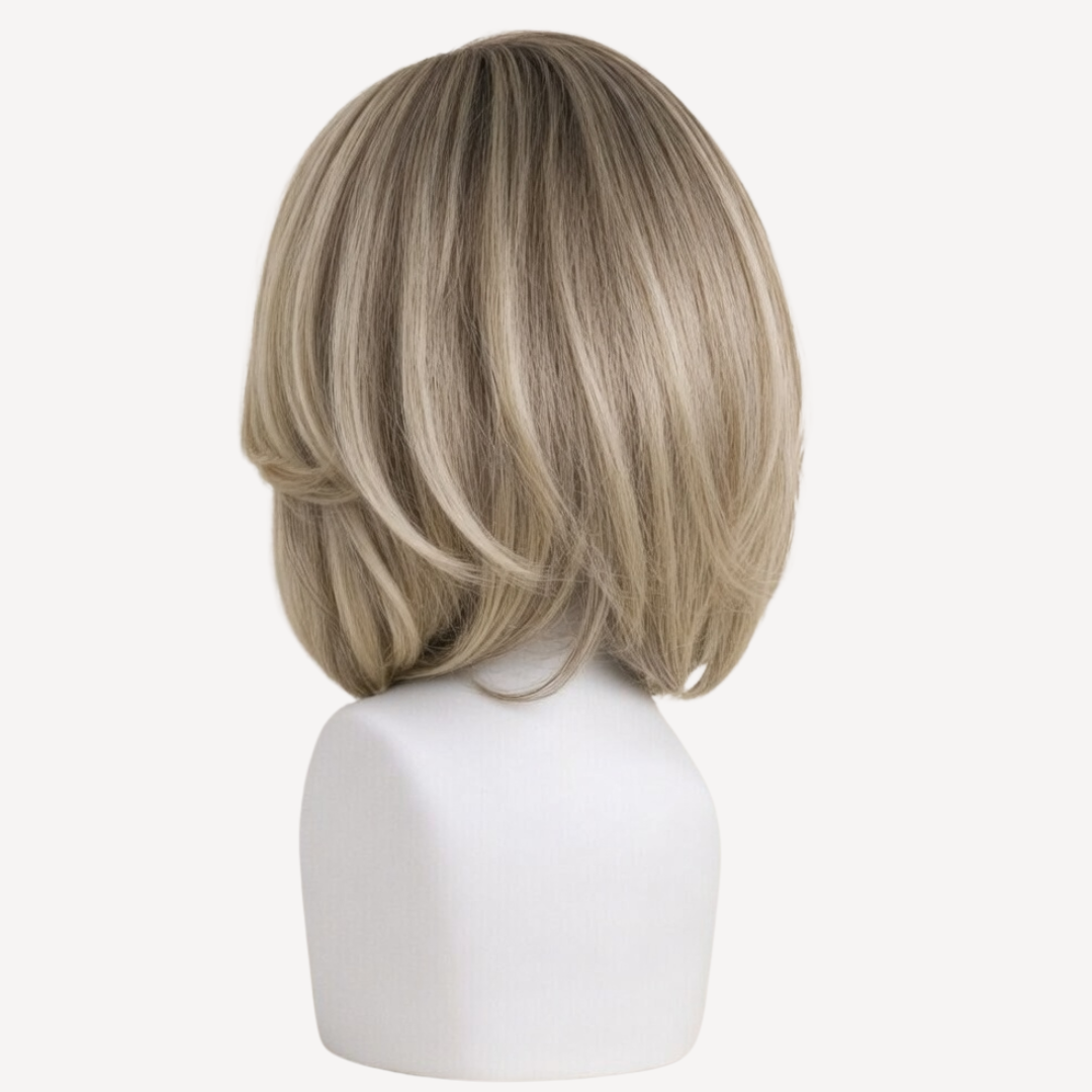 Perucă Păr Natural Beverly - Balayage Pla-8 | BuenoBia