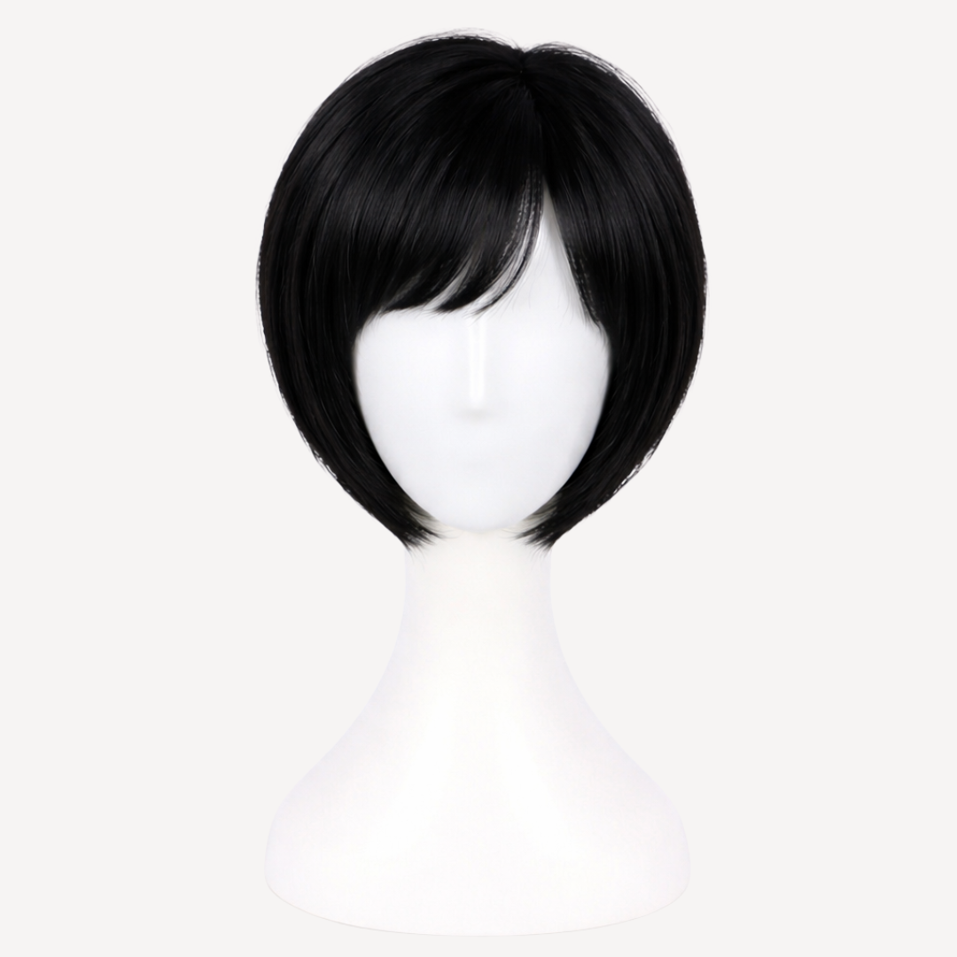 Perucă Păr Natural Briana - Negru Intens 1 | BuenoBia
