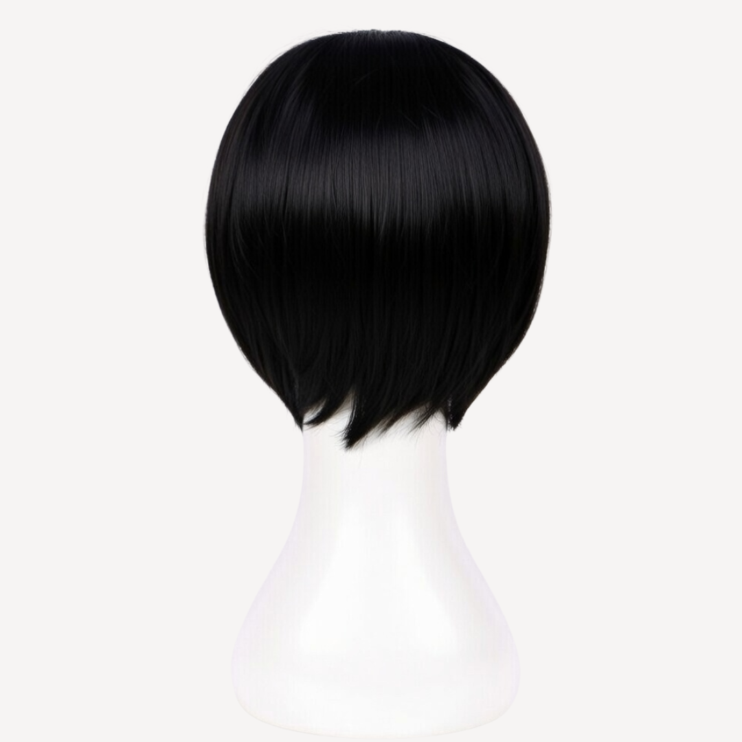 Perucă Păr Natural Briana - Negru Intens 1 | BuenoBia