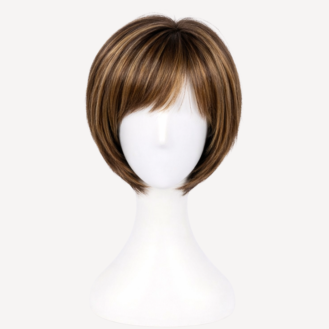 Perucă Păr Natural Briana - Balayage 3-10 | BuenoBia