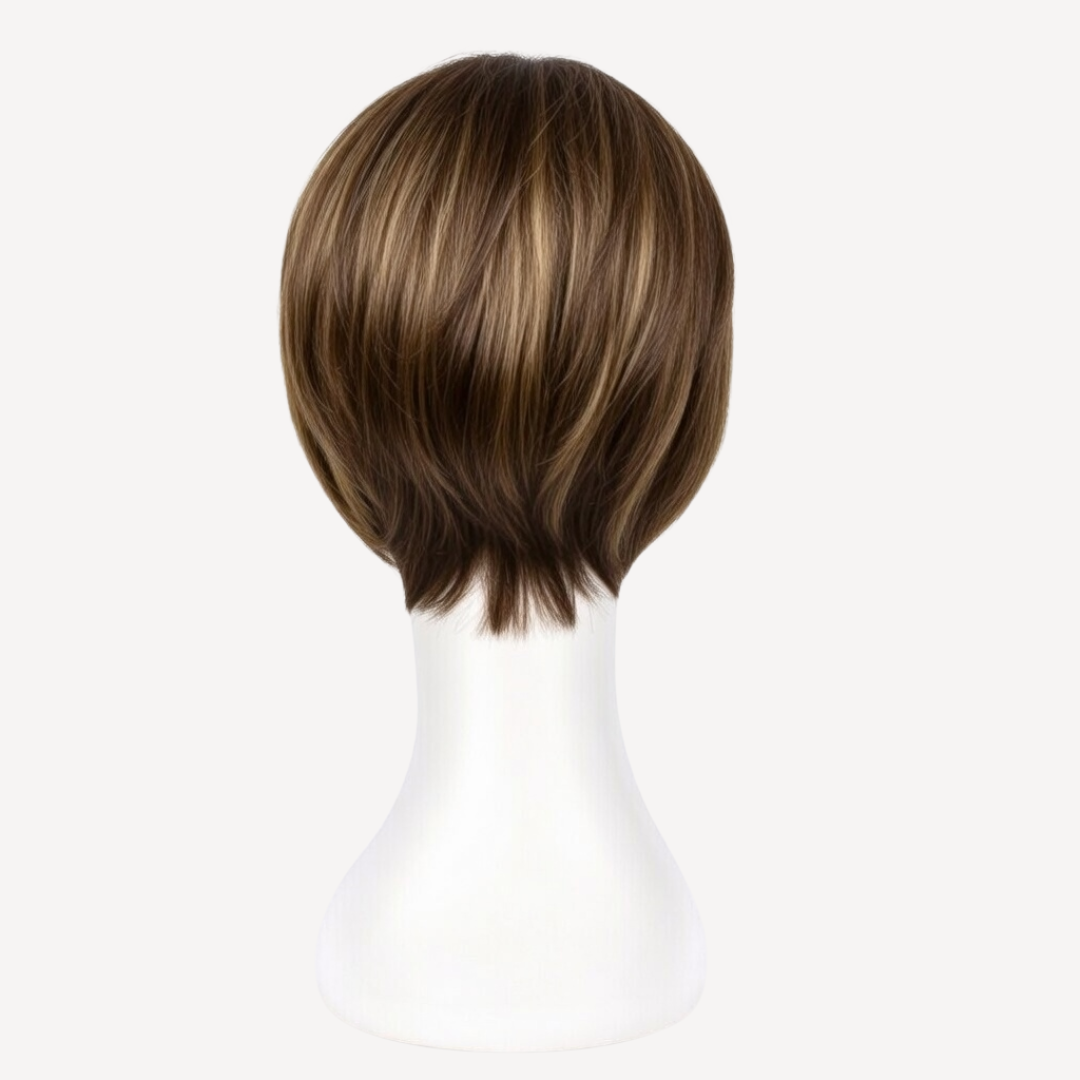 Perucă Păr Natural Briana - Balayage 3-10 | BuenoBia