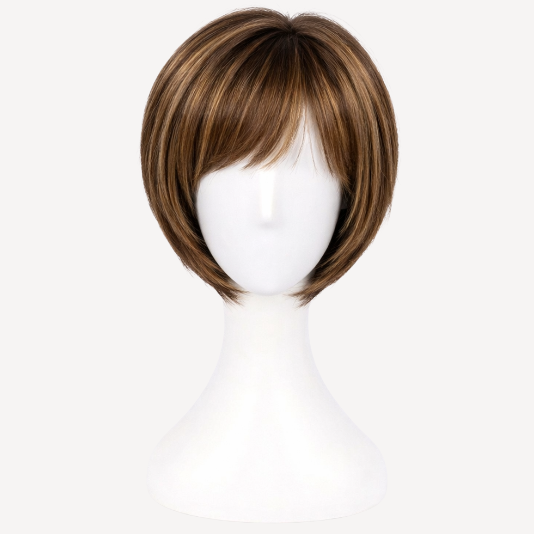 Perucă Păr Natural Briana - Balayage 4-16 | BuenoBia