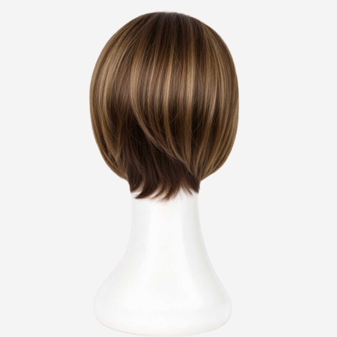 Perucă Păr Natural Briana - Balayage 4-16 | BuenoBia