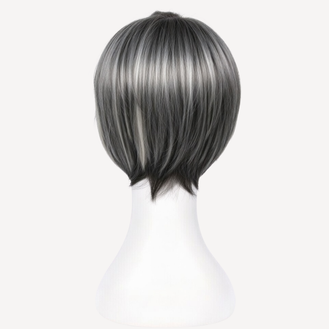 Perucă Păr Natural Briana - Balayage 1-gray | BuenoBia