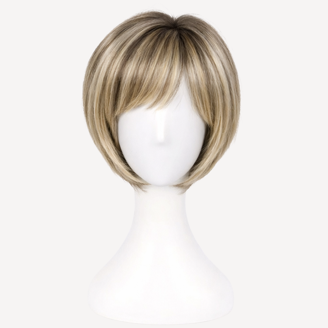 Perucă Păr Natural Briana - Balayage pla-8 | BuenoBia