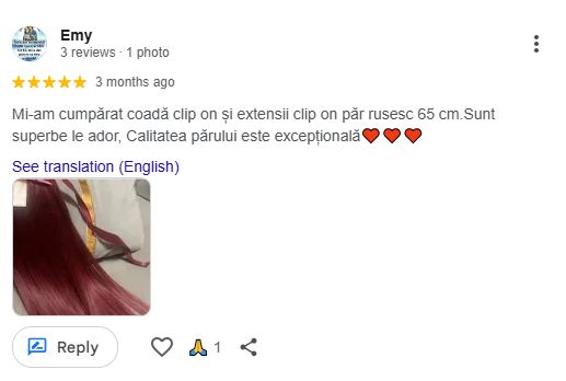 Recenzie clientă BuenoBia