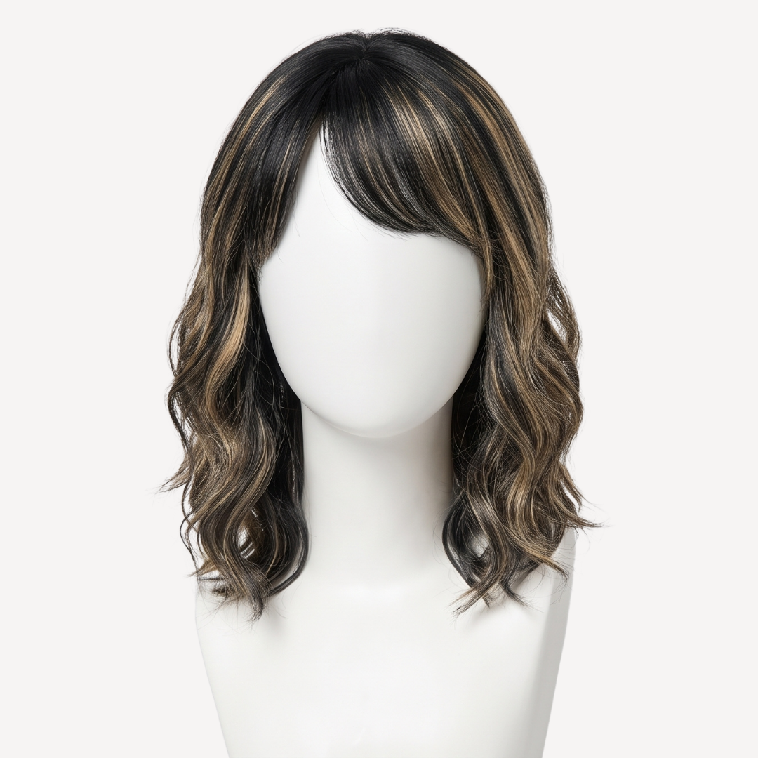 Perucă Păr Natural Daisy -Balayage 1-pla | BuenoBia