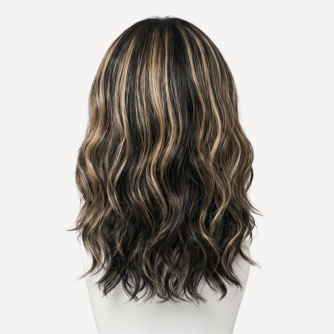 Perucă Păr Natural Daisy -Balayage 1-pla | BuenoBia