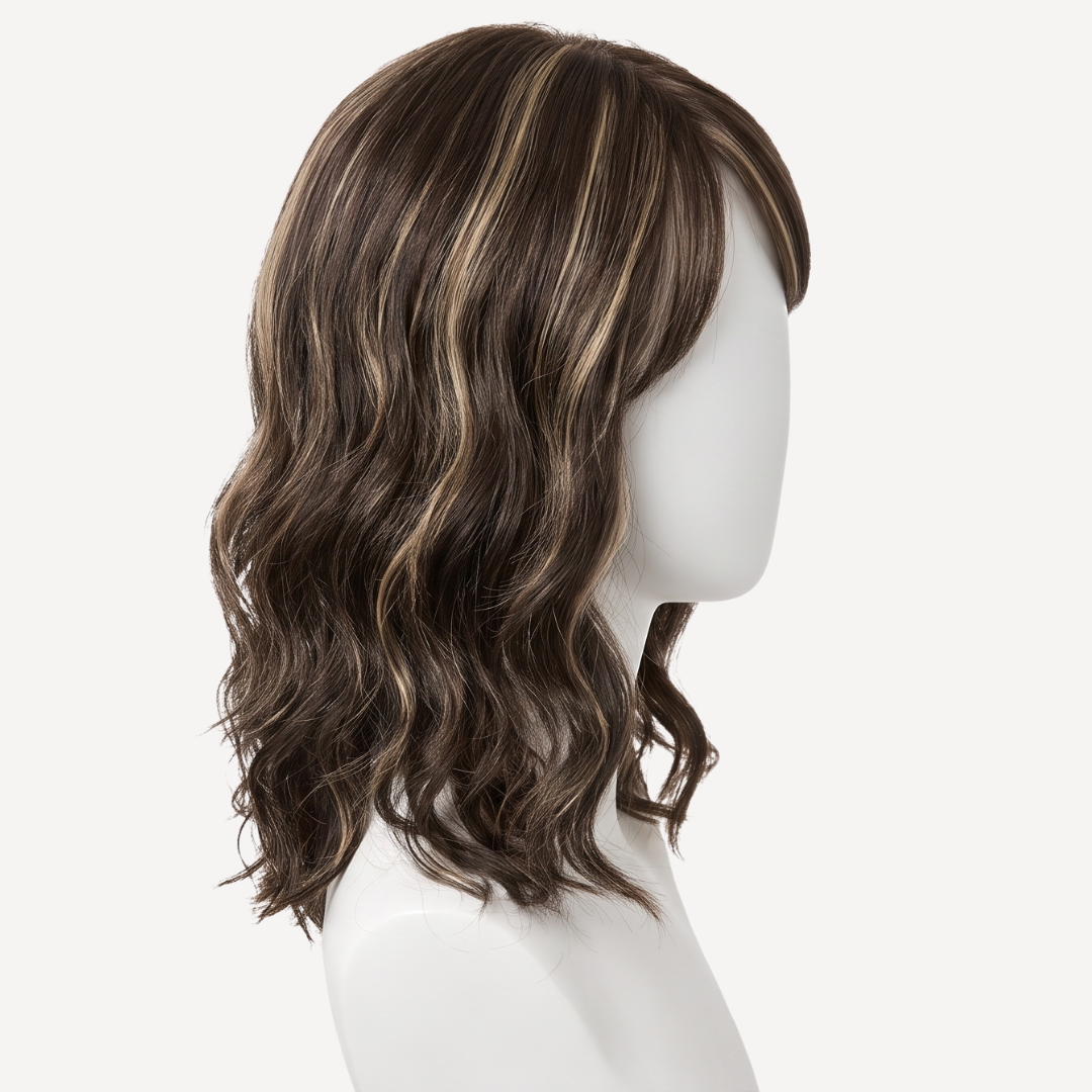 Perucă Păr Natural Daisy -Balayage  3-18 | BuenoBia