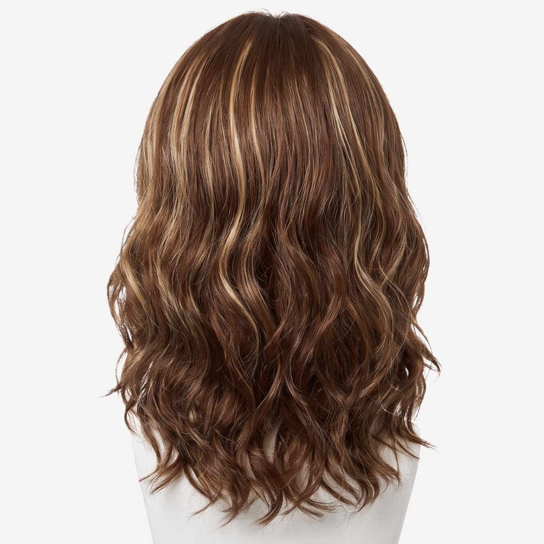 Perucă Păr Natural Daisy -Balayage  4-22 | BuenoBia