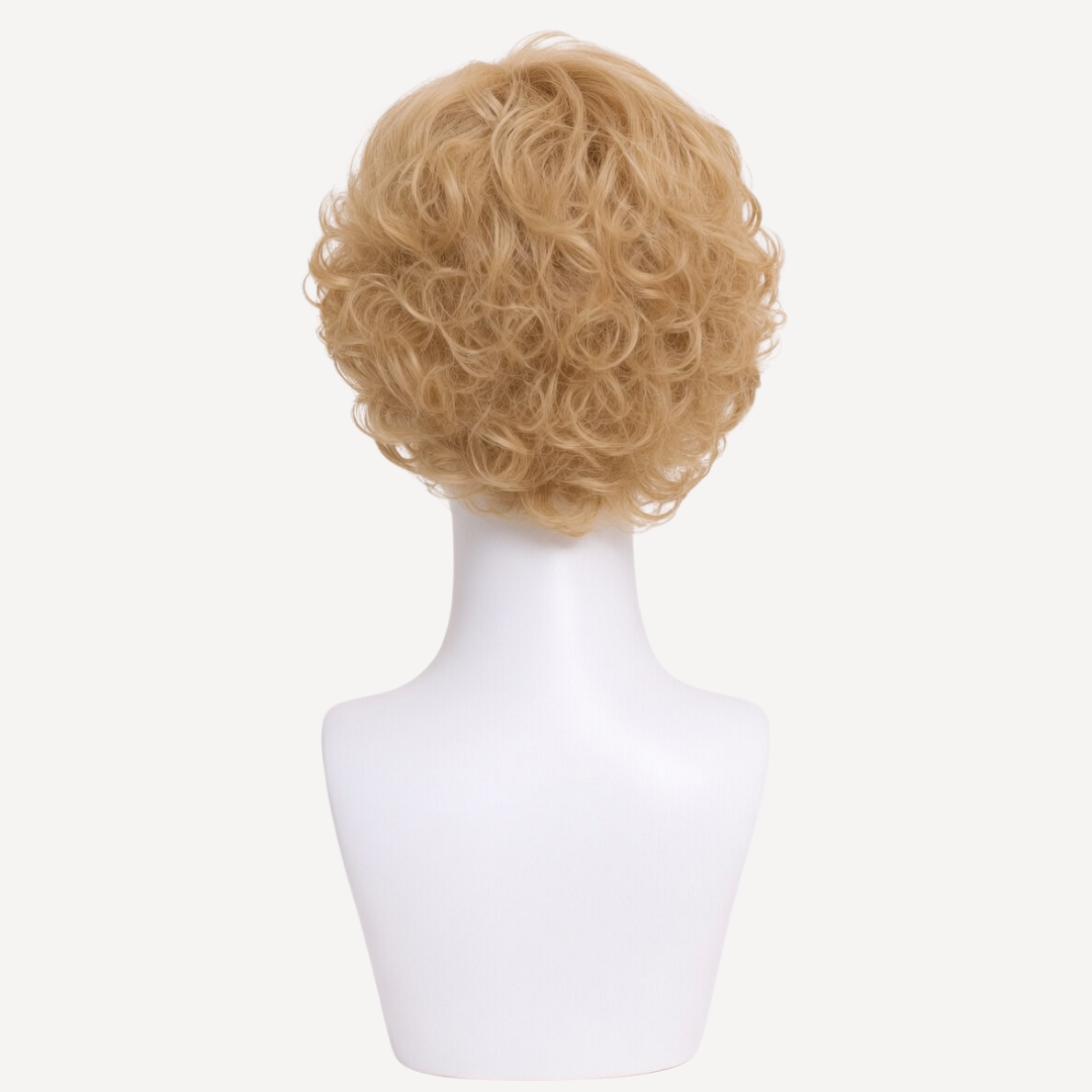 Perucă Păr Natural Darcie - ȘATEN AURIU 12  | BuenoBia