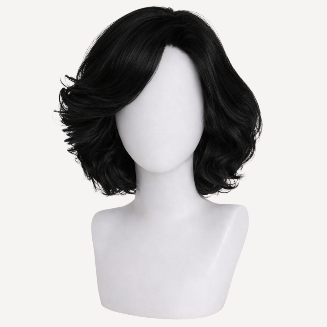 Perucă Păr Natural Edena - Negru Intens 1 | BuenoBia