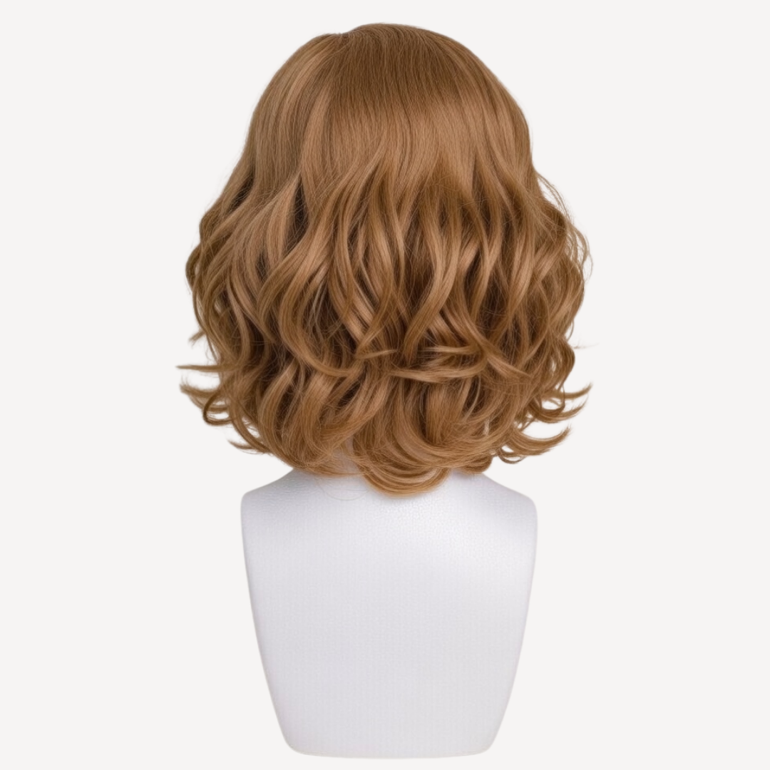 Perucă Păr Natural Edena - Șaten Auriu 12 | BuenoBia