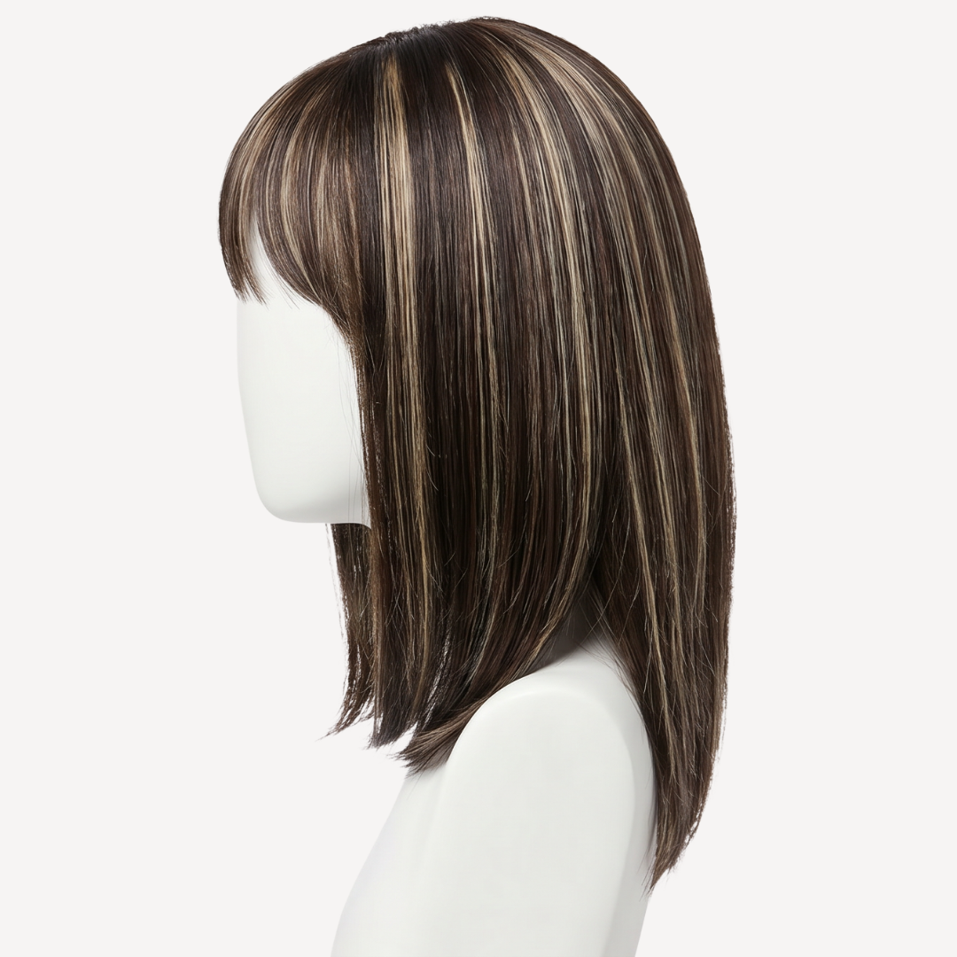 Perucă Păr Natural Elise Balayage 2-18 | BuenoBia