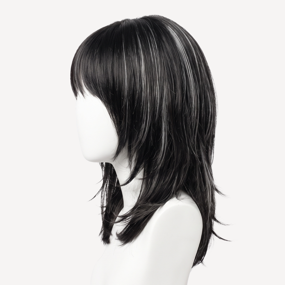 Perucă Păr Natural Emira Balayage 1-gray | BuenoBia