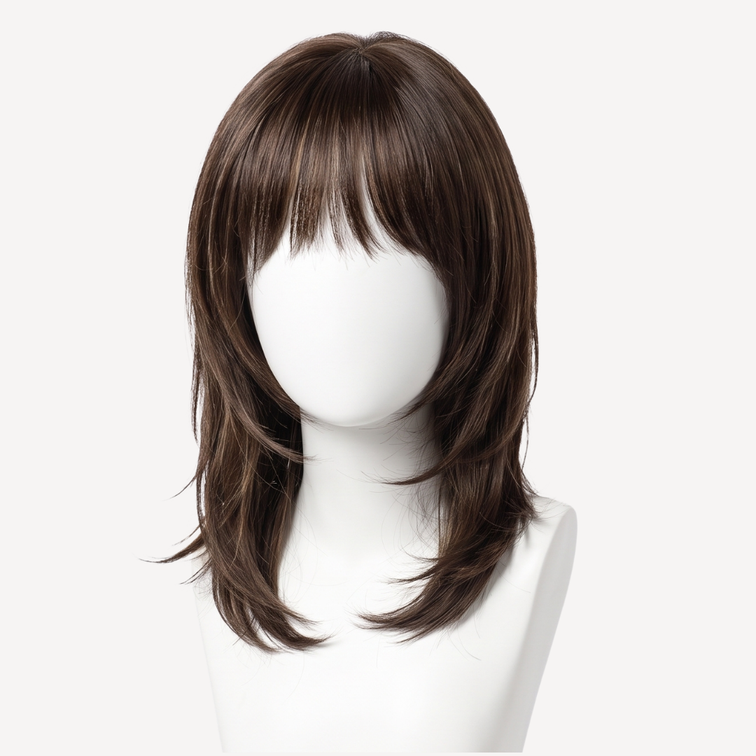 Perucă Păr Natural Emira Balayage 2-pla  | BuenoBia