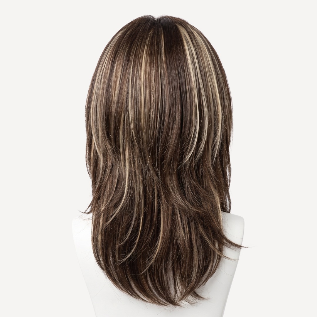 Perucă Păr Natural Emira Balayage 2-pla  | BuenoBia