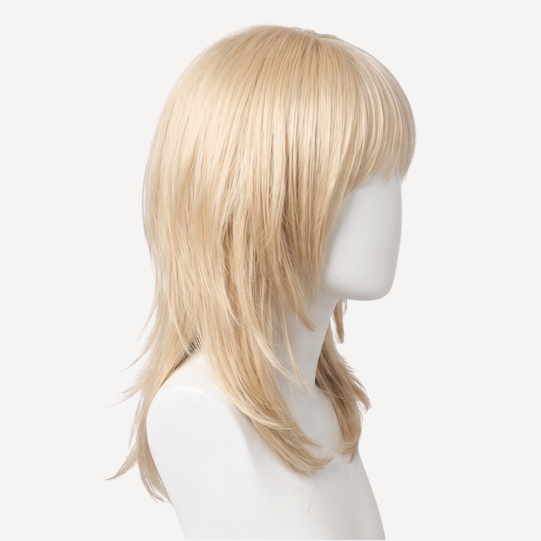 Perucă Păr Natural Emira Blond Rose   | BuenoBia