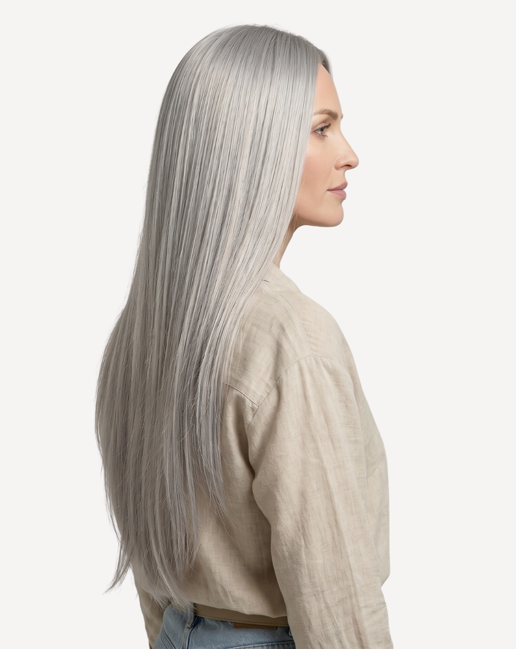 Extensii Tresă Volum Mediu - Blond GRAY | BuenoBia