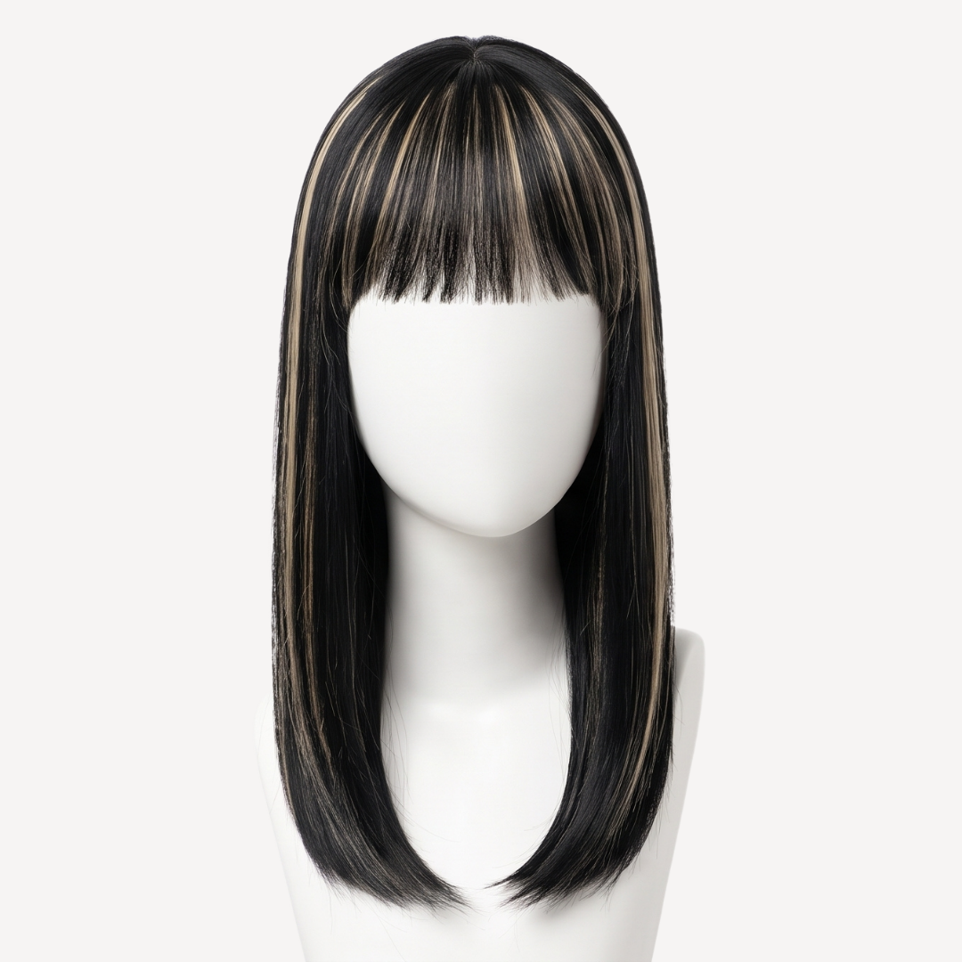 Perucă Păr Natural Holli Balayage 1-pla| BuenoBia