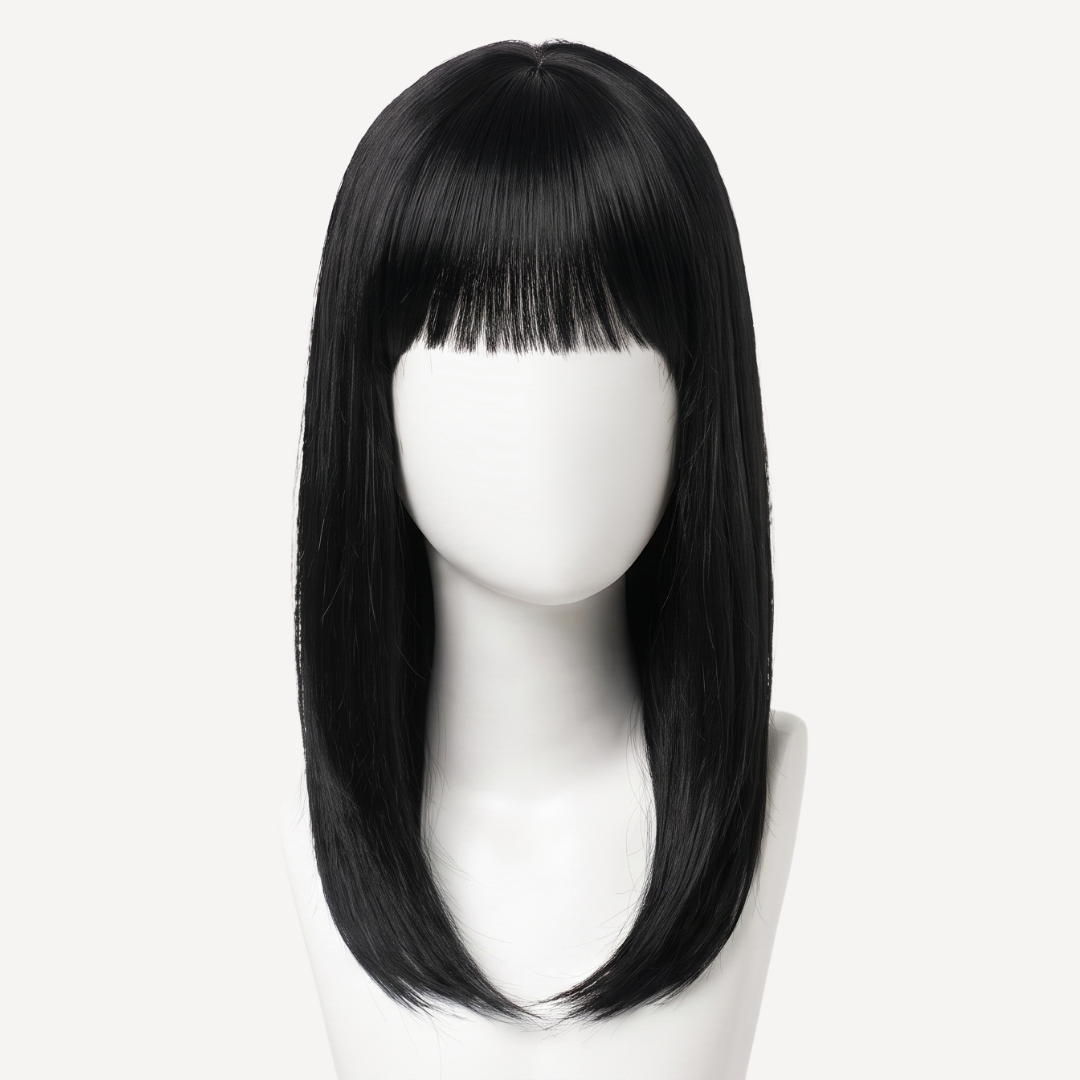 Perucă Păr Natural Holli  Negru Intens 1    | BuenoBia