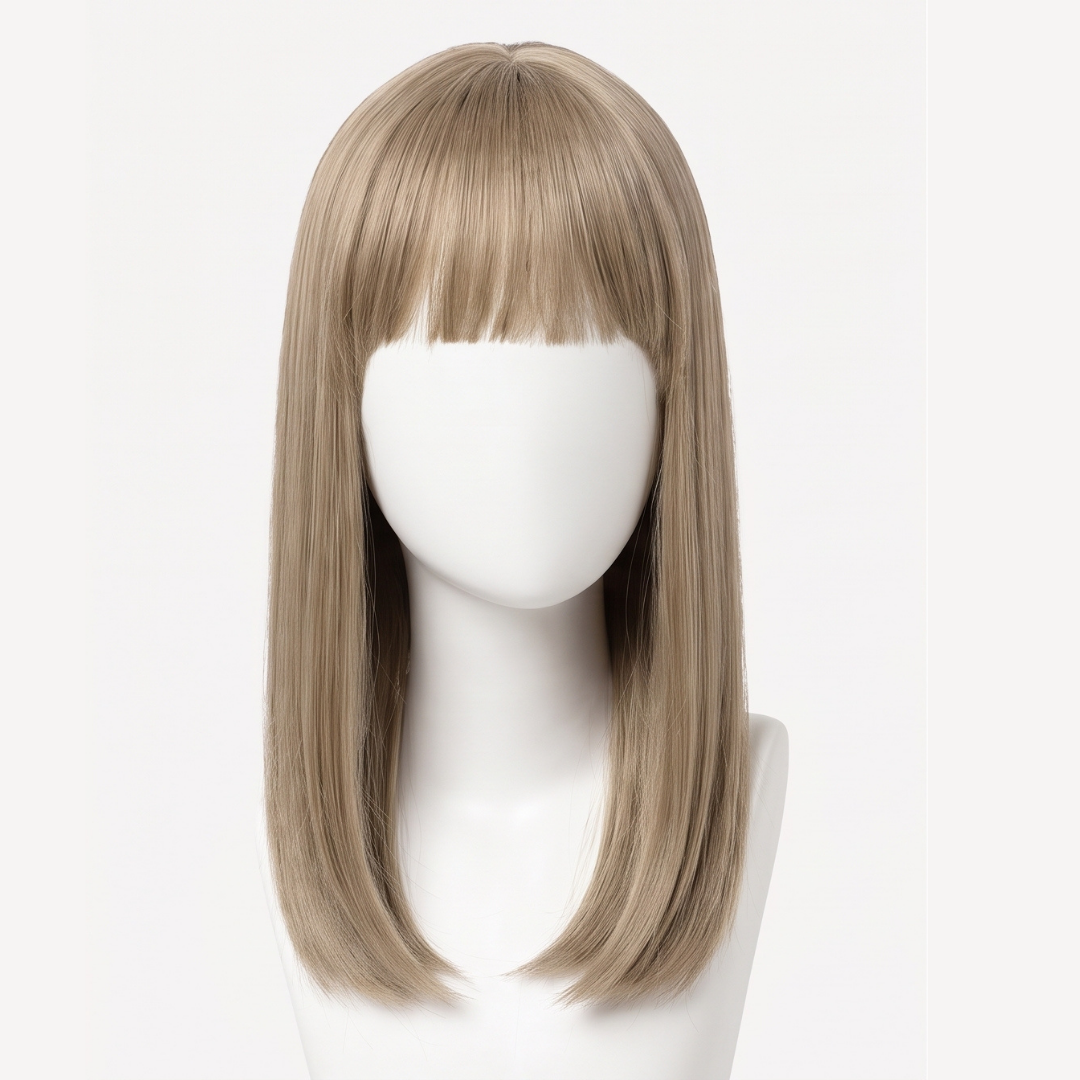 Perucă Păr Natural Holli Blond Opal 18  | BuenoBia
