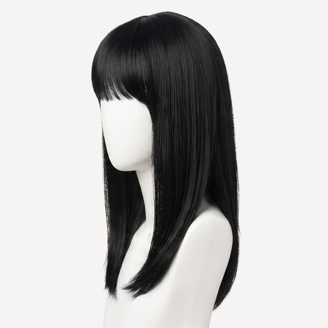 Perucă Păr Natural Holli  Negru Intens 1    | BuenoBia