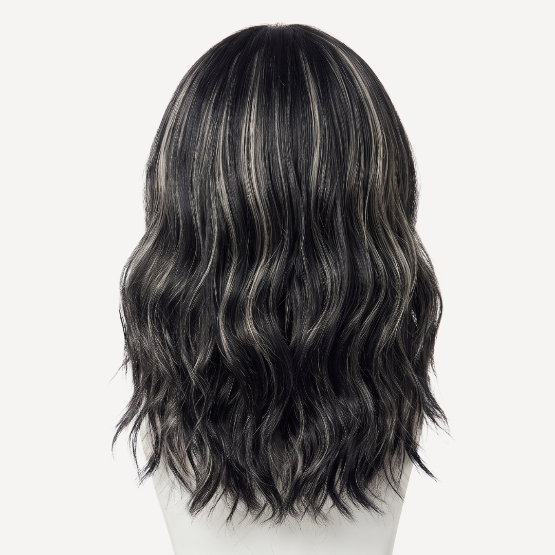 Perucă Păr Natural Ines - Balayage 1-gray | BuenoBia
