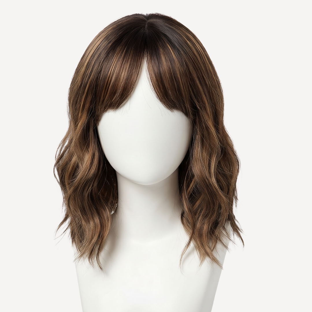 Perucă Păr Natural Ines - Balayage 2-12 | BuenoBia