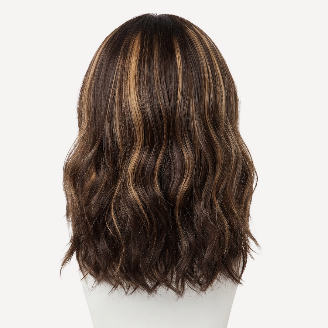 Perucă Păr Natural Ines - Balayage 2-12 | BuenoBia