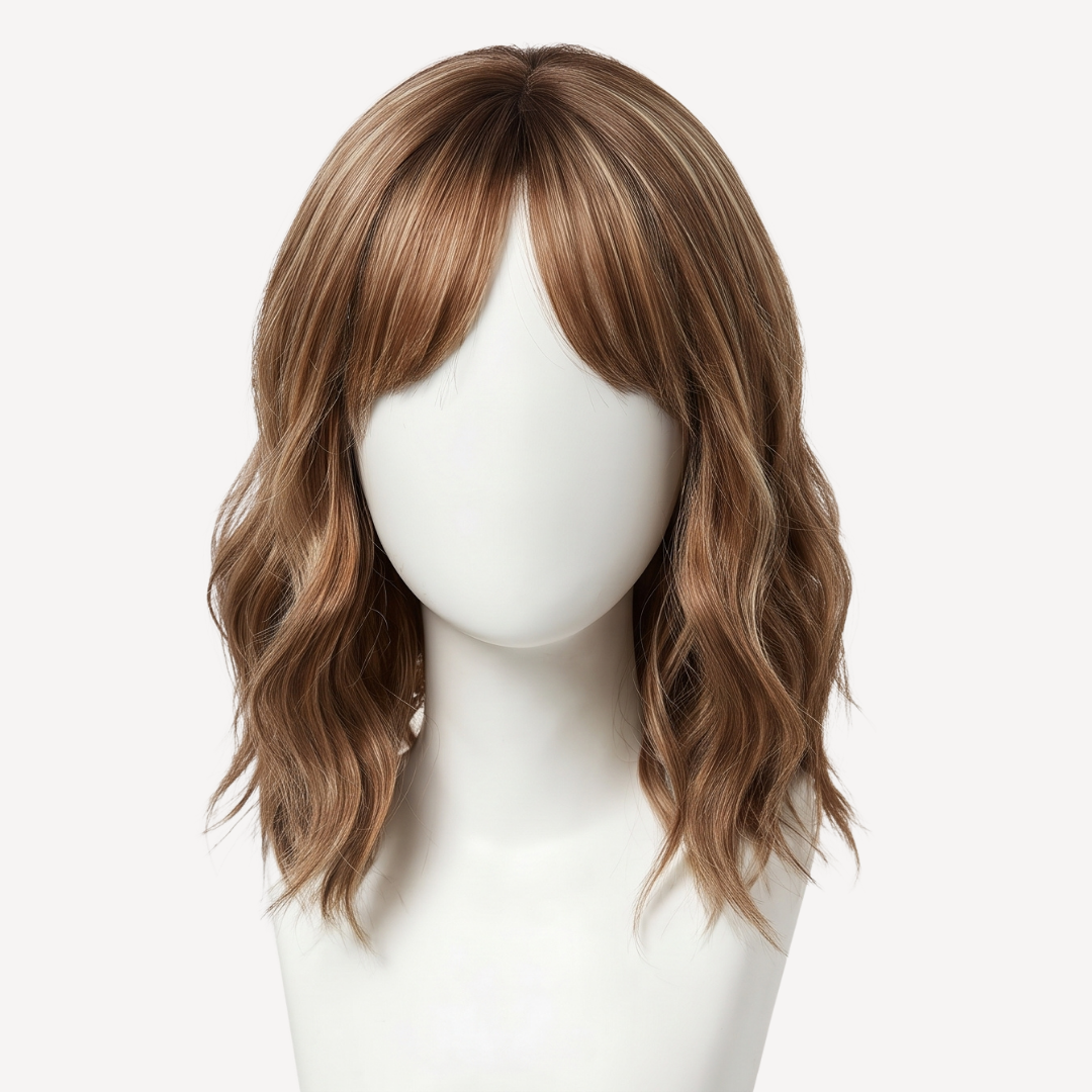 Perucă Păr Natural Ines - Balayage 8-pla| BuenoBia