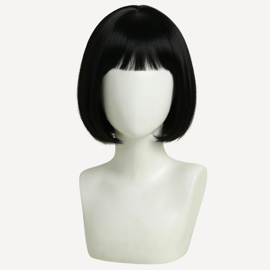 Perucă Păr Natural Lyza - negru intens 1 | BuenoBia