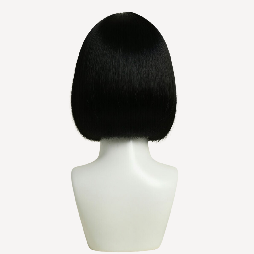 Perucă Păr Natural Lyza - negru intens 1 | BuenoBia
