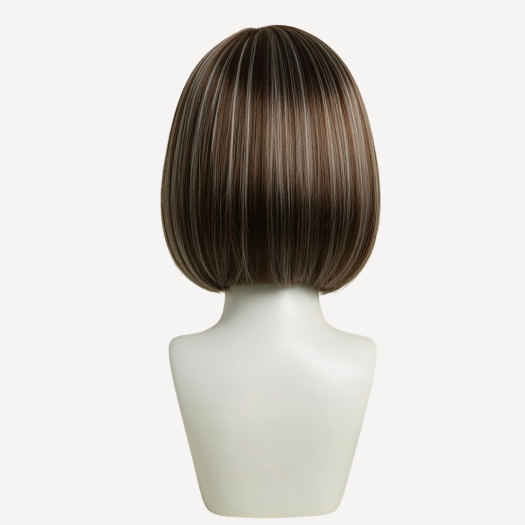 Perucă Păr Natural Lyza - Balayage 2-GRAY | BuenoBia