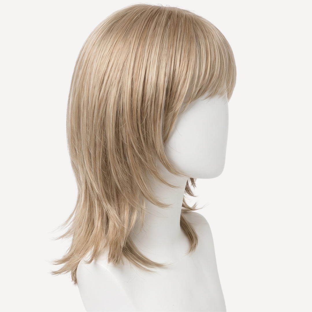 Perucă Păr Natural Luna - Blond Opal 18  | BuenoBia