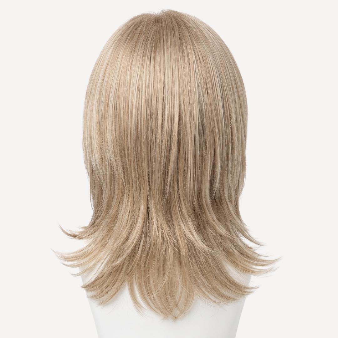 Perucă Păr Natural Luna - Blond Opal 18  | BuenoBia