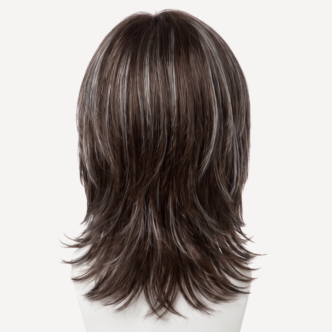 Perucă Păr Natural Luna -Balayage  2-gray  | BuenoBia