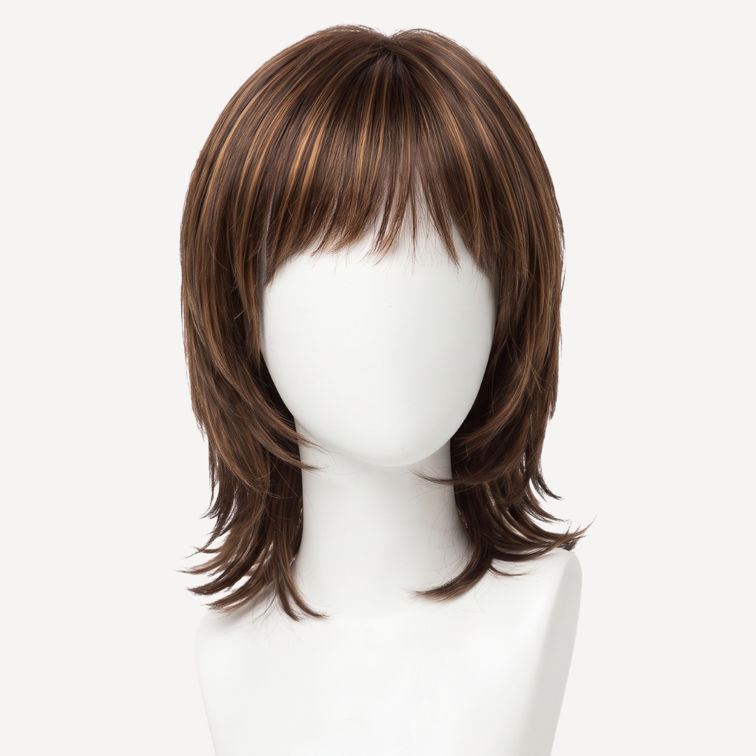 Perucă Păr Natural Luna -Balayage  4-pla  | BuenoBia