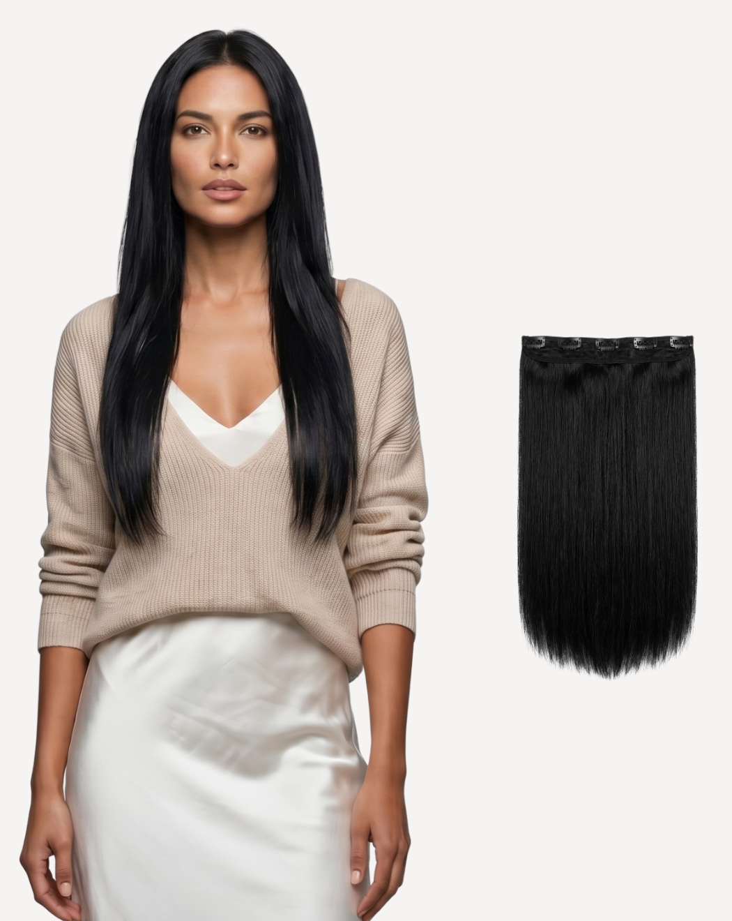 Extensii Tresă Volum Simplu - Negru Intens 1 | BuenoBia
