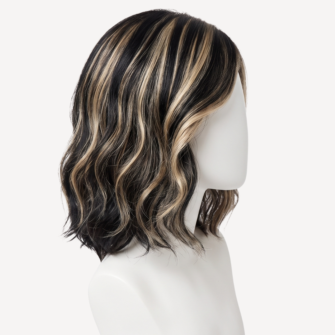 Perucă Păr Natural Stella -Balayage  1-pla | BuenoBia