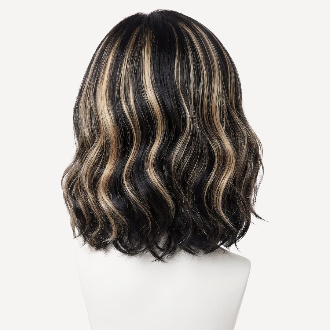 Perucă Păr Natural Stella -Balayage  1-pla | BuenoBia