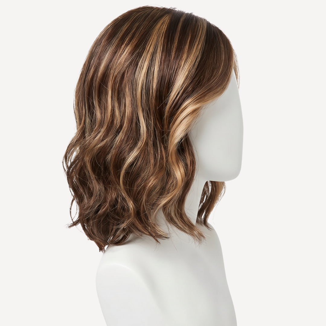 Perucă Păr Natural Stella -Balayage 4-14  | BuenoBia