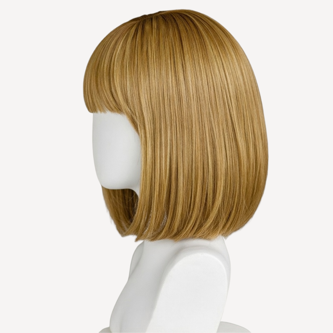 Perucă Păr Natural Amanda Șaten Auriu #10